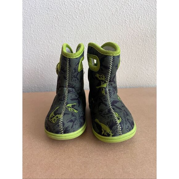BOGS Infants' Baby II Cool Dino Waterproof Winter Boot Grn size 4C - Picture 2 of 6